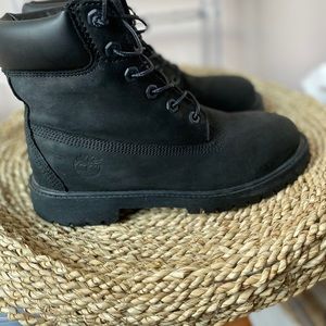 Black Timberland Waterproof boots